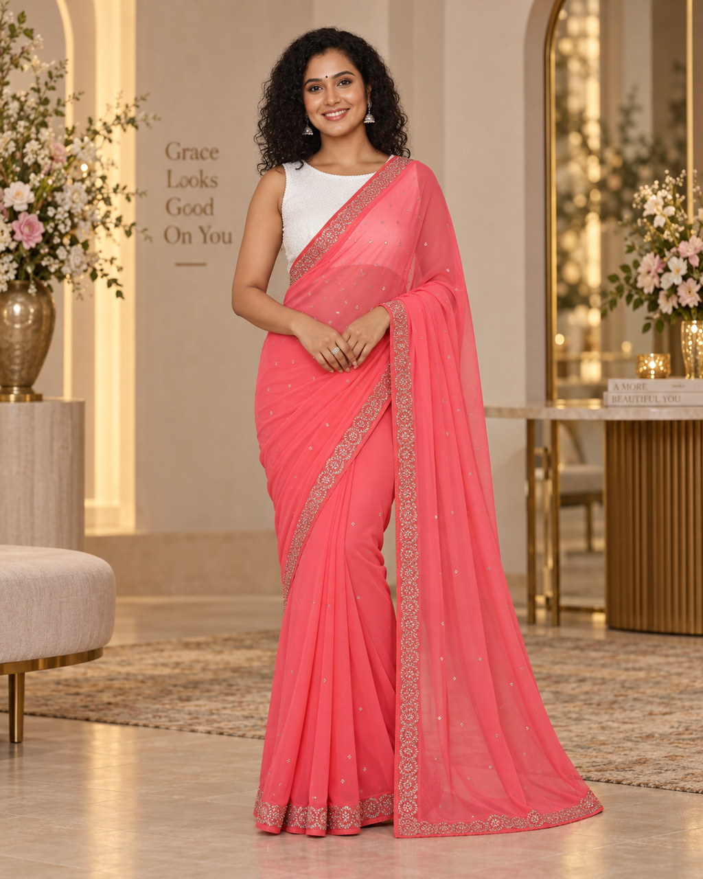Rajkumari Crimson Bridal Banarasi