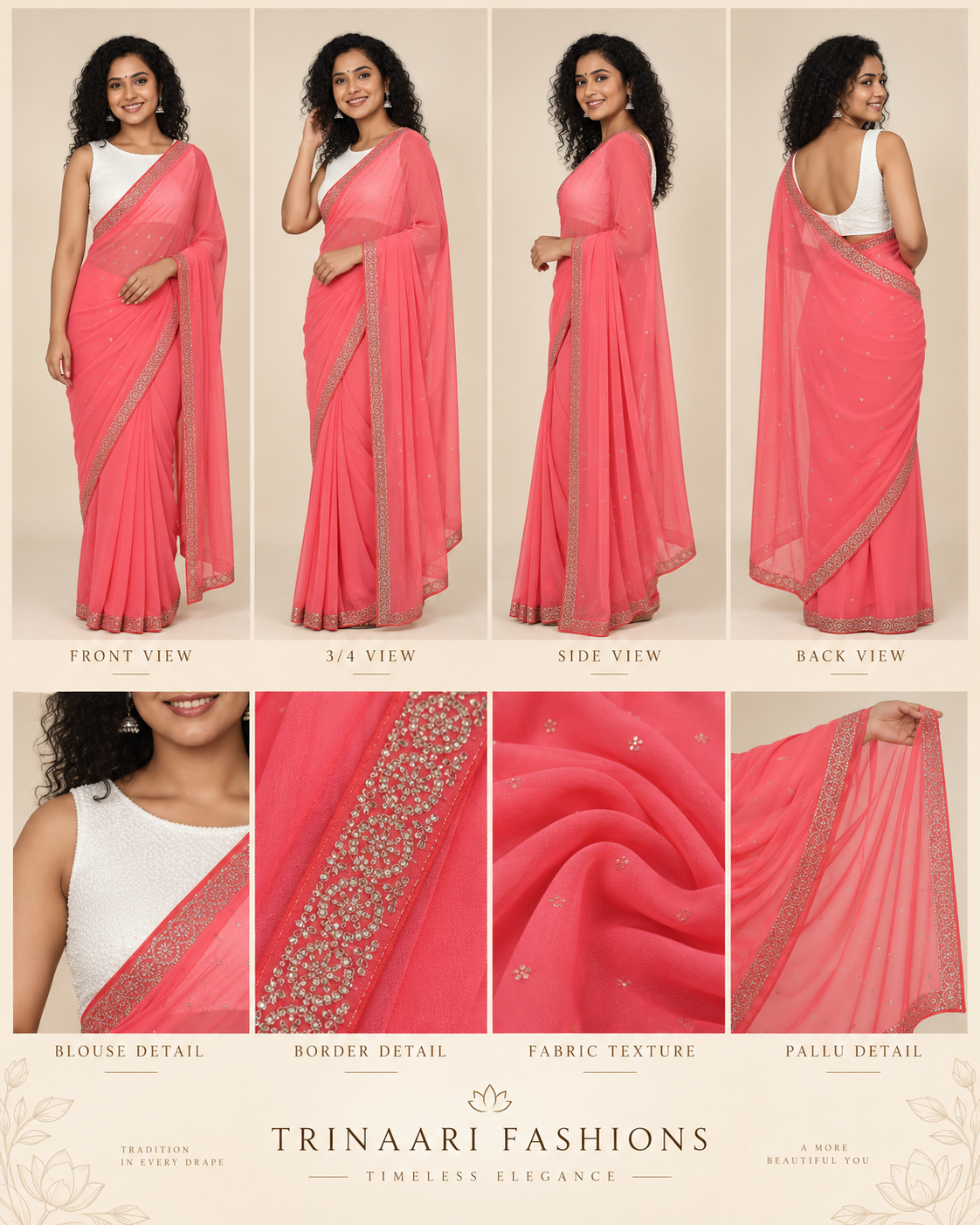 Rajkumari Crimson Bridal Banarasi