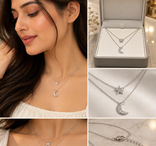 Celestial Moon Necklace