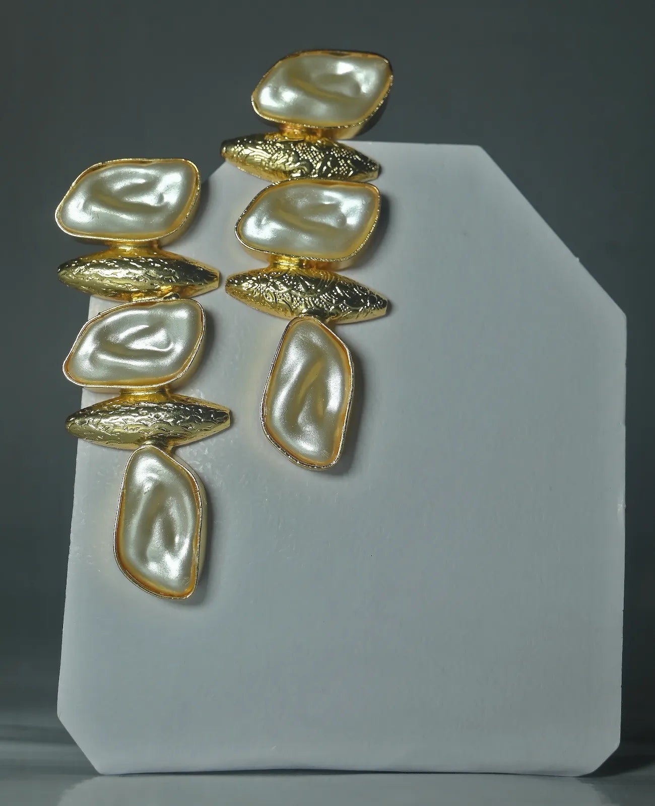 Celestial Pearl Hoops