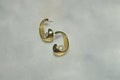 Golden Petal Glamour Earrings