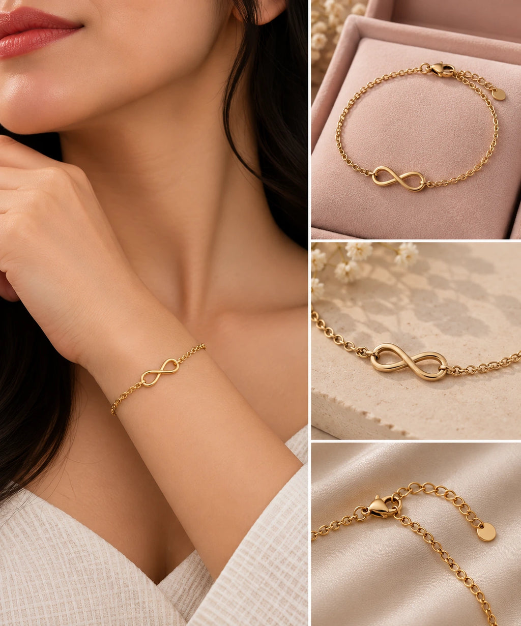 Infinity Link Chain Bracelet