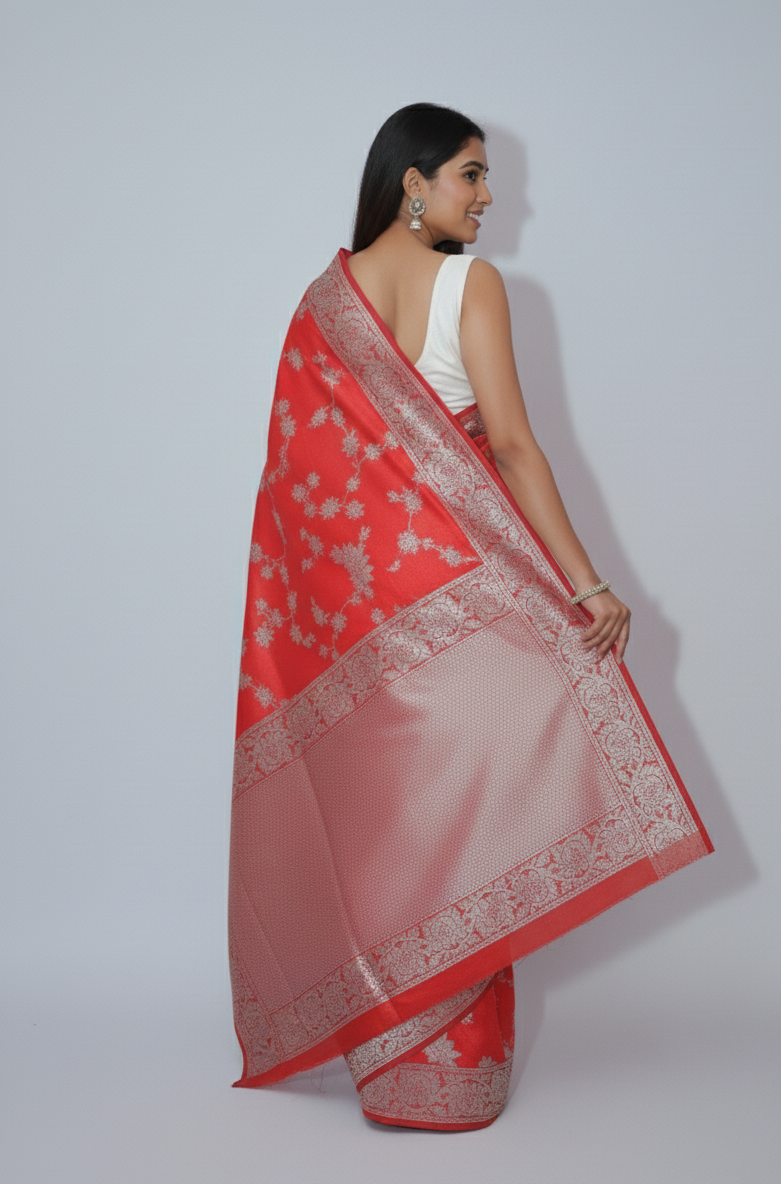 Meera Ruby Kanjivaram Weave